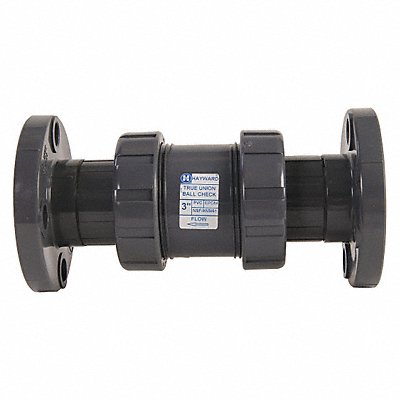 True Union Check Valve PVC 3 Flange