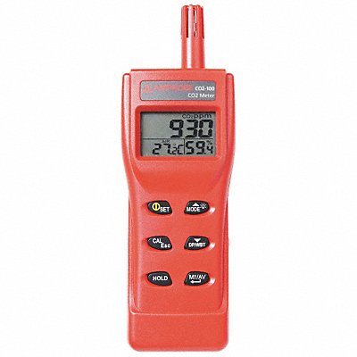 Hand-Held Carbon Dioxide Meter 9999 PPM