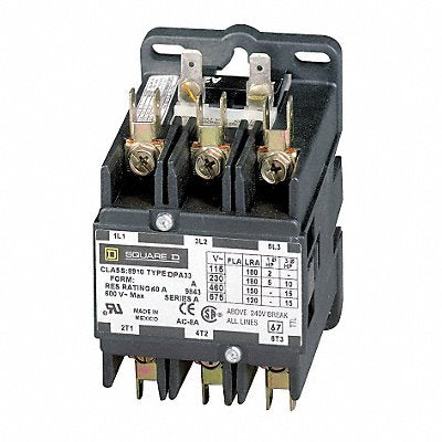 H2646 DefPurposeMagContactor 440/480VAC 3P 90A