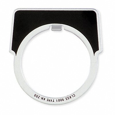 Legend Plate Reverse White/Black