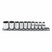 Socket Set Chrome 3/16 to 9/16 SAE