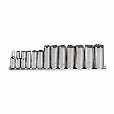 Socket Set Range 1/4 in to 1 in 12-Point