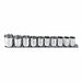 Socket Set Chrome SAE 5/16 to 7/8 in 6Pt