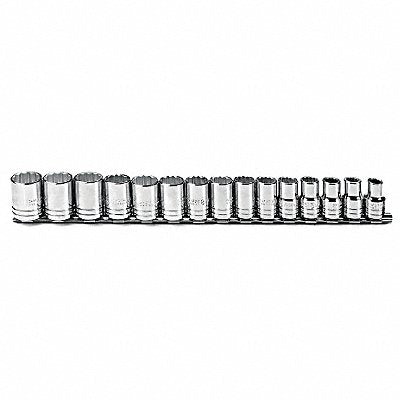 Socket Set Range 10 mm to 24 mm 12-Point