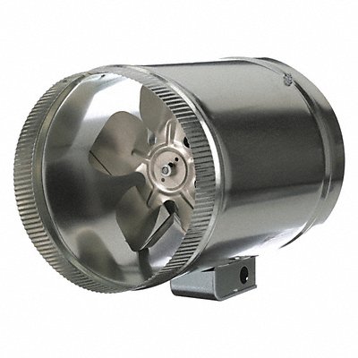 Steel 10 D 15.8 H 10 W Inline Duct Fan