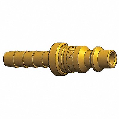 Quick Connect Plug 3/8 Body 3/8 Barb