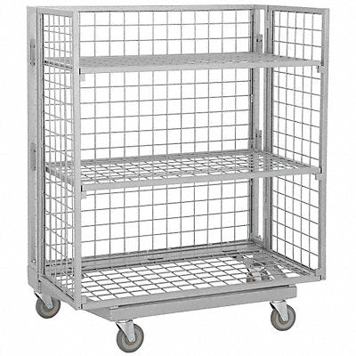 Nesting Wire Cart 25 in W 58 in L