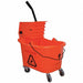 D8082 Mop Bucket and Wringer Orange 8 3/4 gal