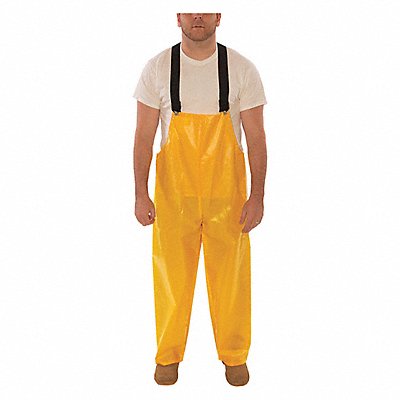 D8971 Rain Bib Overall Unrated Yellow M