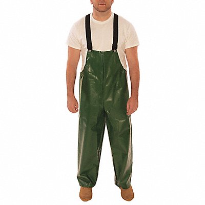 D8971 Rain Bib Overall Unrated Green M