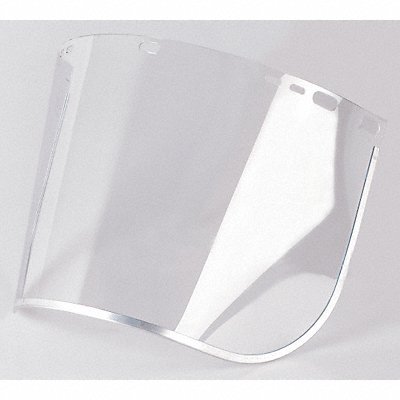 Faceshield Visor Plycrb AlBd Cl 8x15-1/2