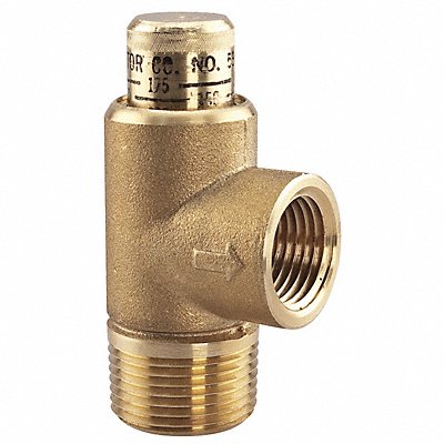 Adjustable Relief Valve 3/4 x 1/2 In