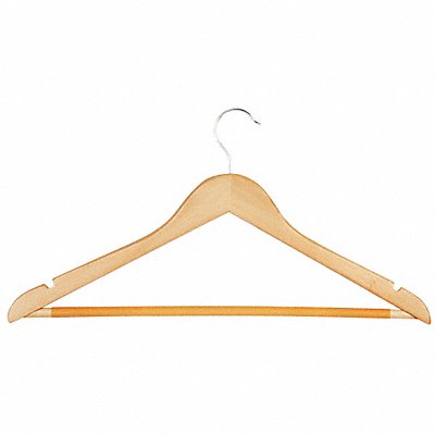 D7951 Wood Suit Hanger Maple PK24