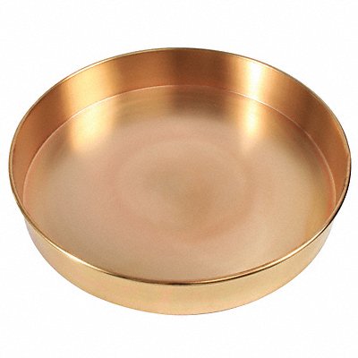 Sieve Bottom Pan Brass 12 In Dia 2 In