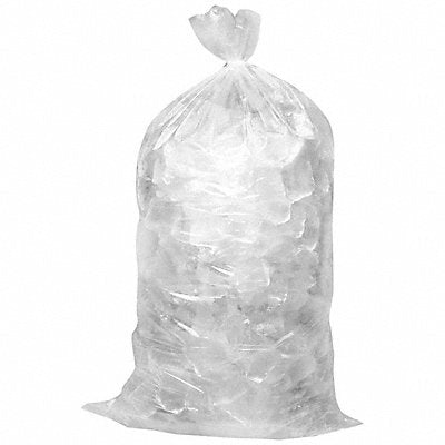 Unprinted Ice Bags 8 lb 20 in PK1000