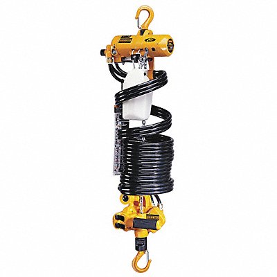 Air Chain Hoist 500 lb Cap. 6.5 ft Lft