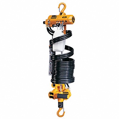 Air Chain Hoist 250 lb Cap. 6.5 ft Lft