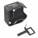 Padlock Guard 2 in Hardened Steel Black