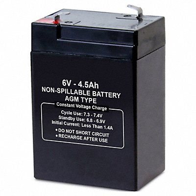 Battery 6VDC 4.5Ah 0.187 Faston