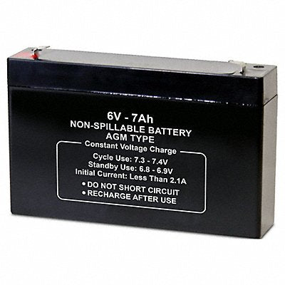 Battery 6VDC 7Ah Faston ABS