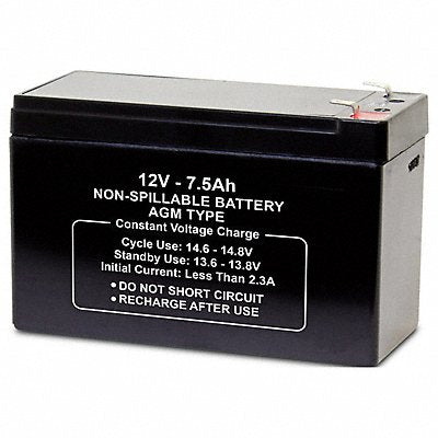 Battery 12VDC 7.5Ah 0.250 Faston