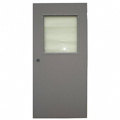 D3716 Metal Door With Glass Type 1 80 x 30 In