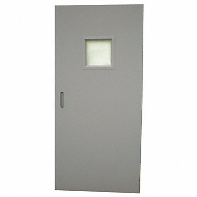 D3683 Metal Door With Glass Type 1 80 x 32 In