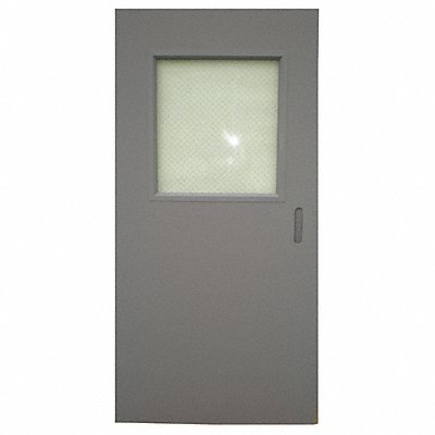 D3718 Metal Door With Glass Type 1 80 x 32 In