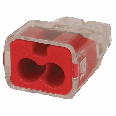 Push-In Connector Red 18AWG 12 AWG PK300