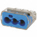 Push-In Connector Blue 14AWG 10 AWG PK50