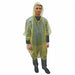 Rain Poncho Disposable Yellow 80 L