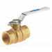 LL Brass Ball Valve Inline FNPT 1-1/4 in