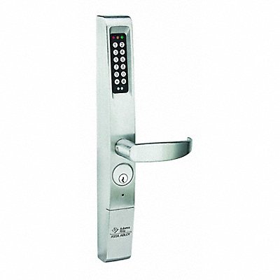 Electronic Lock Satin Chrome 12 Button