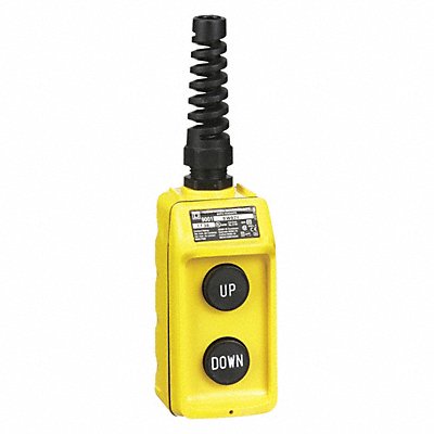 Pendant Push Button Station 2NO Yellow