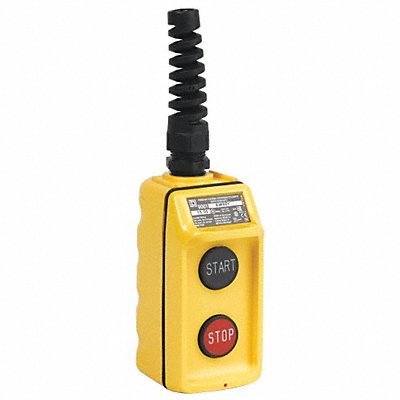 Pendant Push Button Station NO/NC Yellow