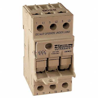 Fuse Block 0 to 30A Midget 3 Pole