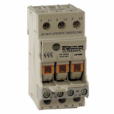 Fuse Block 0 to 30A Midget 3 Pole