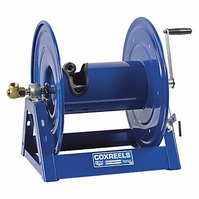 Hand Crank Hose Reel 200 ft 1/2 ID Blue