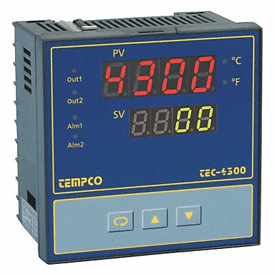 Temp Ctrl 90-264VAC 1/4Din 4-20mA/3Relay