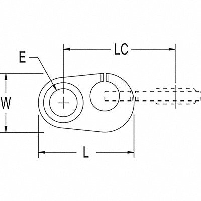 Rope Connector 316 Stainless Steel