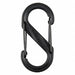 Carabiner Clip 2 in Plastic Black