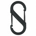 Carabiner Clip 3-1/2 in Plastic Black