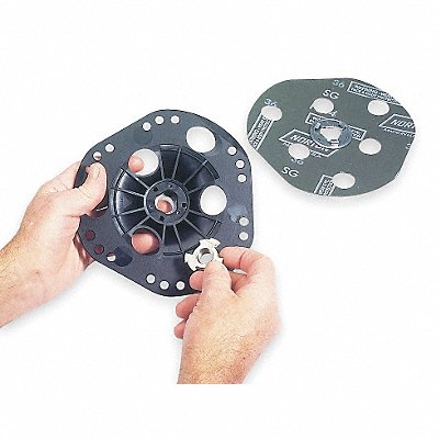 Fiber Disc Backup Pad 5 in Dia Hard