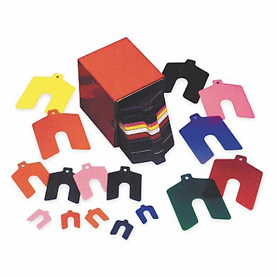 Slotted Shim Assortment tabbed 170 pcs