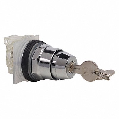 Non-Illum Selector Switch Metal Keyed 3P