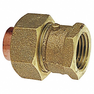 Union LL Cast Bronze 1/2 Tube CxFNPT