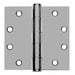 Template Hinge Concealed Dull Chrome