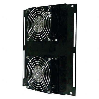 Axial Fan Square 11-27/64 H 2x102 CFM