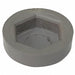 Floor Protector Cap 1x1/4x1in Gray PK4