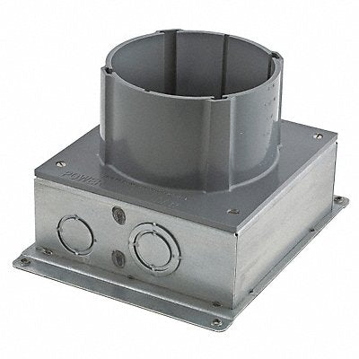 Floor Box PVC and Steel 175.7 cu in.